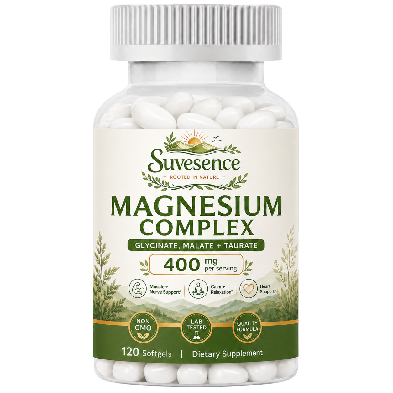 Magnesium Complex supplement bottle