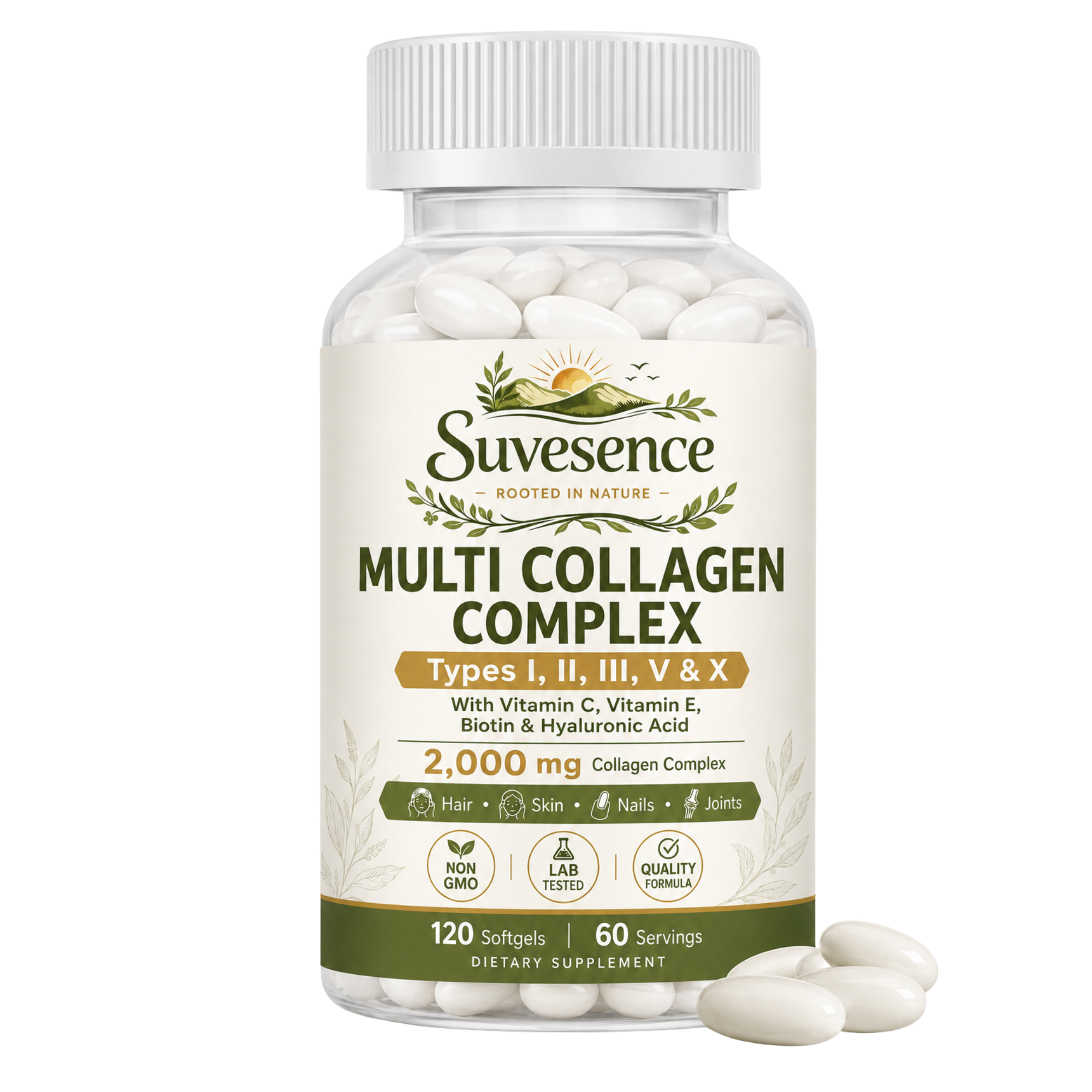 Multi Collagen Complex supplement bottle