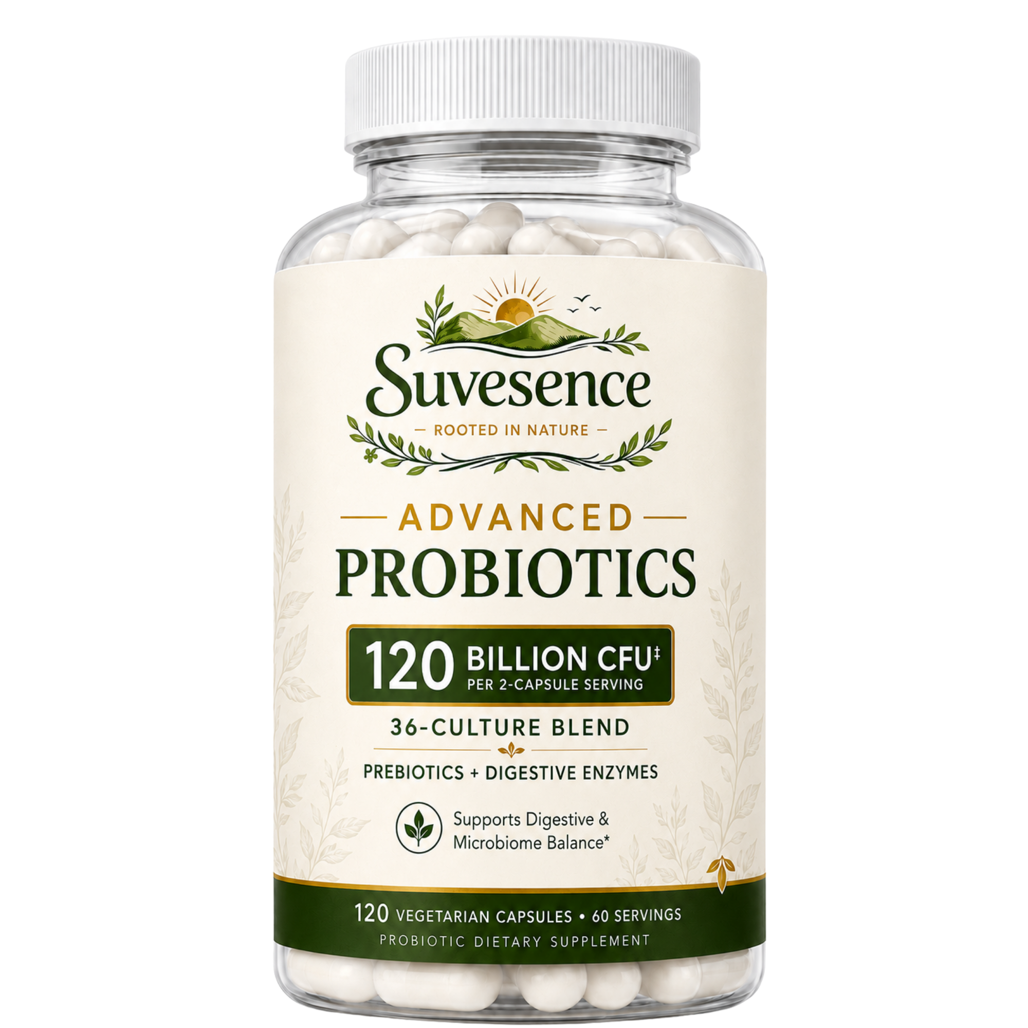 Advanced Probiotics supplement bottle